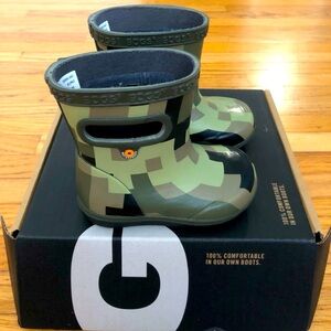 BOGS Toddler Rain Boots Camo Print